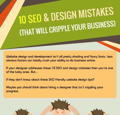 10 SEO & Design Mistakes (That Will Cripple Your Business) Infographic