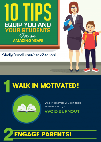10 Tips for an Amazing School Year Infographic